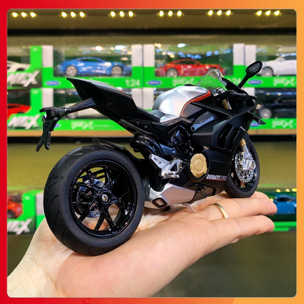 Xe mô hình Ducati1199 Panigale V4s tỉ lệ 1:12 Alloy