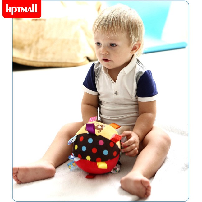 [HPT] Baby Ball Plush Ball Toy Super soft comfort ball Easy to Grasp Bumps Help Develop Motor Skills