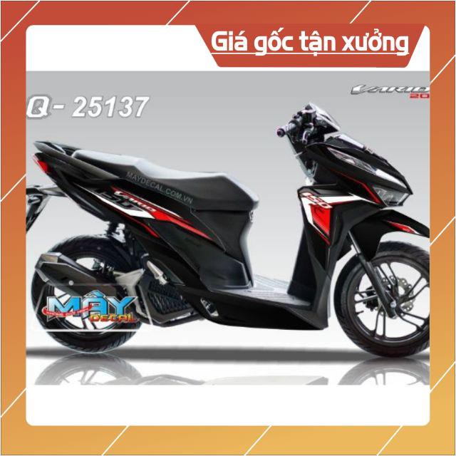 Tem rời vario 150 đỏ đen