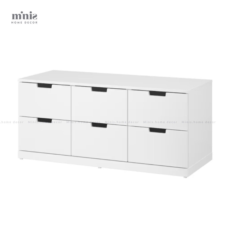 NORDLI Tủ 6 Hộc Kéo 1m2, Minis