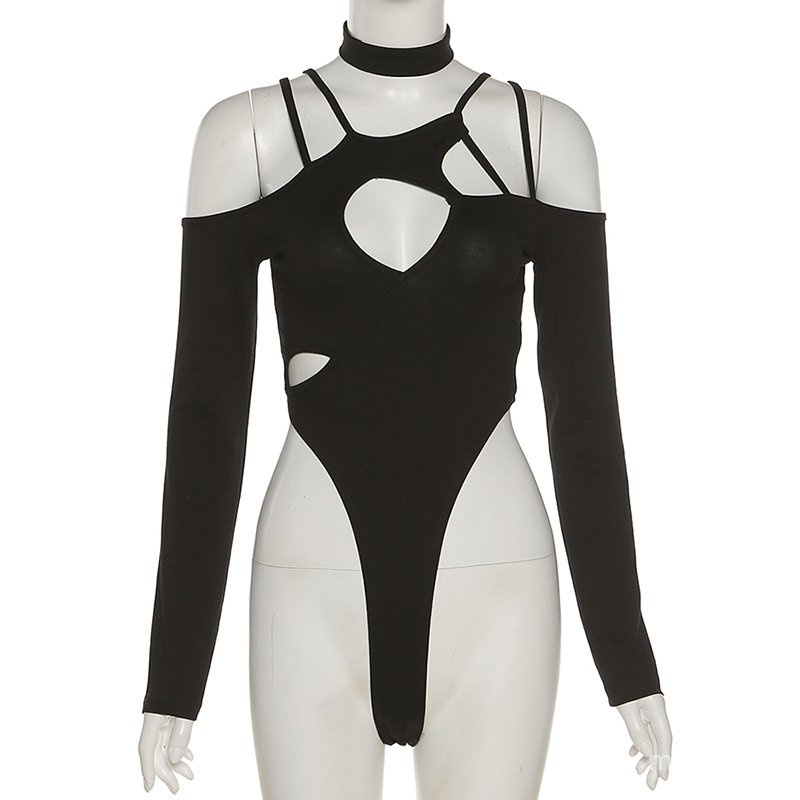 Bodysuit Tay Dài Phối Choker Thiết Kế Quyến Rũ Cho Phái Nữ | BigBuy360 - bigbuy360.vn