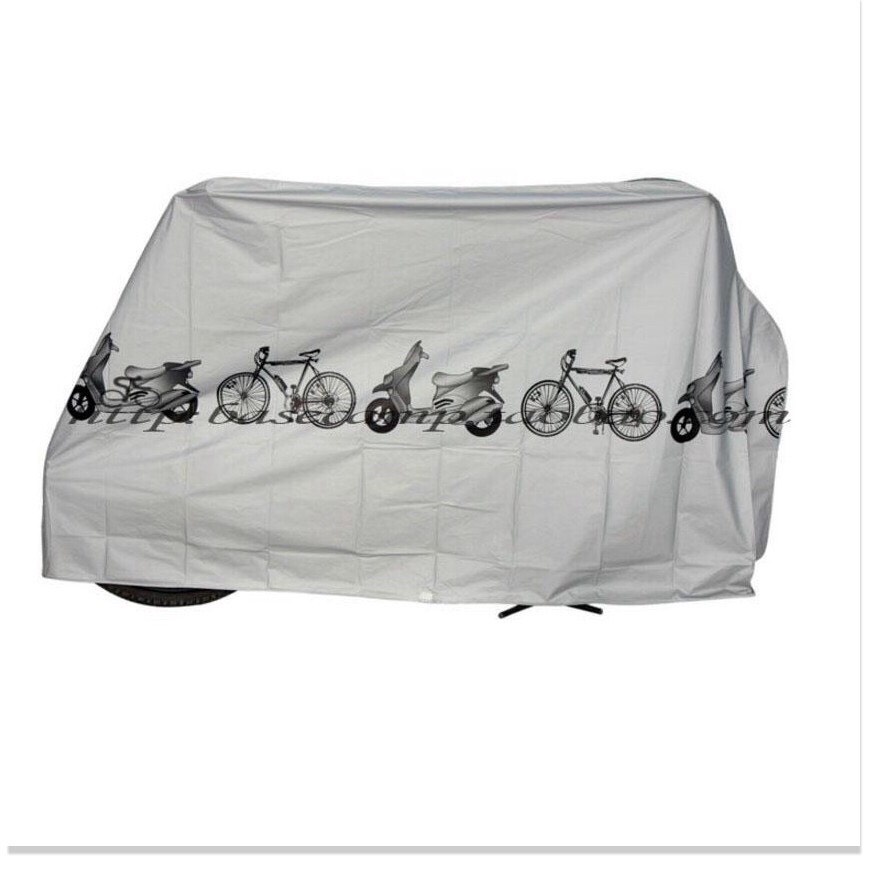 Bạt Phủ Xe Máy Đa Năng, Aó Trùm Xe Máy Xe Đạp, Tấm TRùm Xe Máy Vải Dù - Bạt Phủ Có Hình