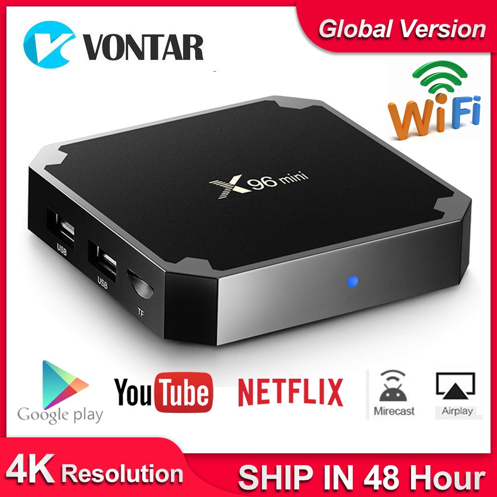 Đầu Tv Box X96 Mini Thông Minh Hỗ Trợ IPTV 4K HD Amlogic S905W ChấT LượNg Cao