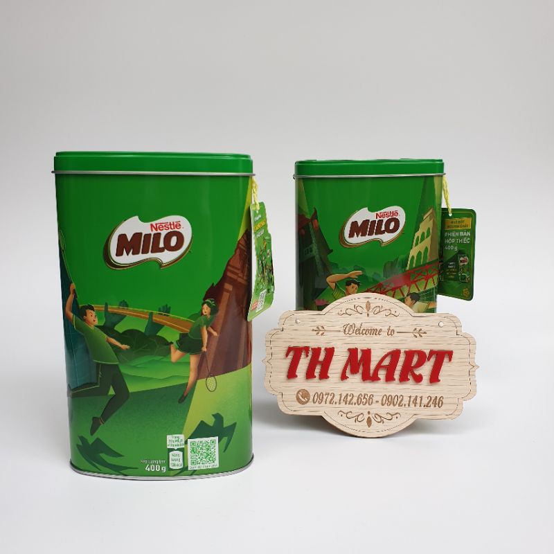 Thức Uống Lúa Mạch Nestlé MILO Sữa 3 in 1 (400g) - Phiên Bản Hộp Thiếc