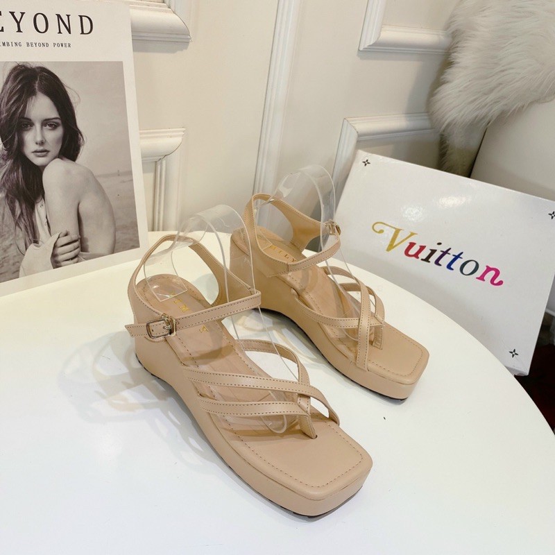 SANDAL KẸP XUỒNG CAO 6P SIÊU XINH