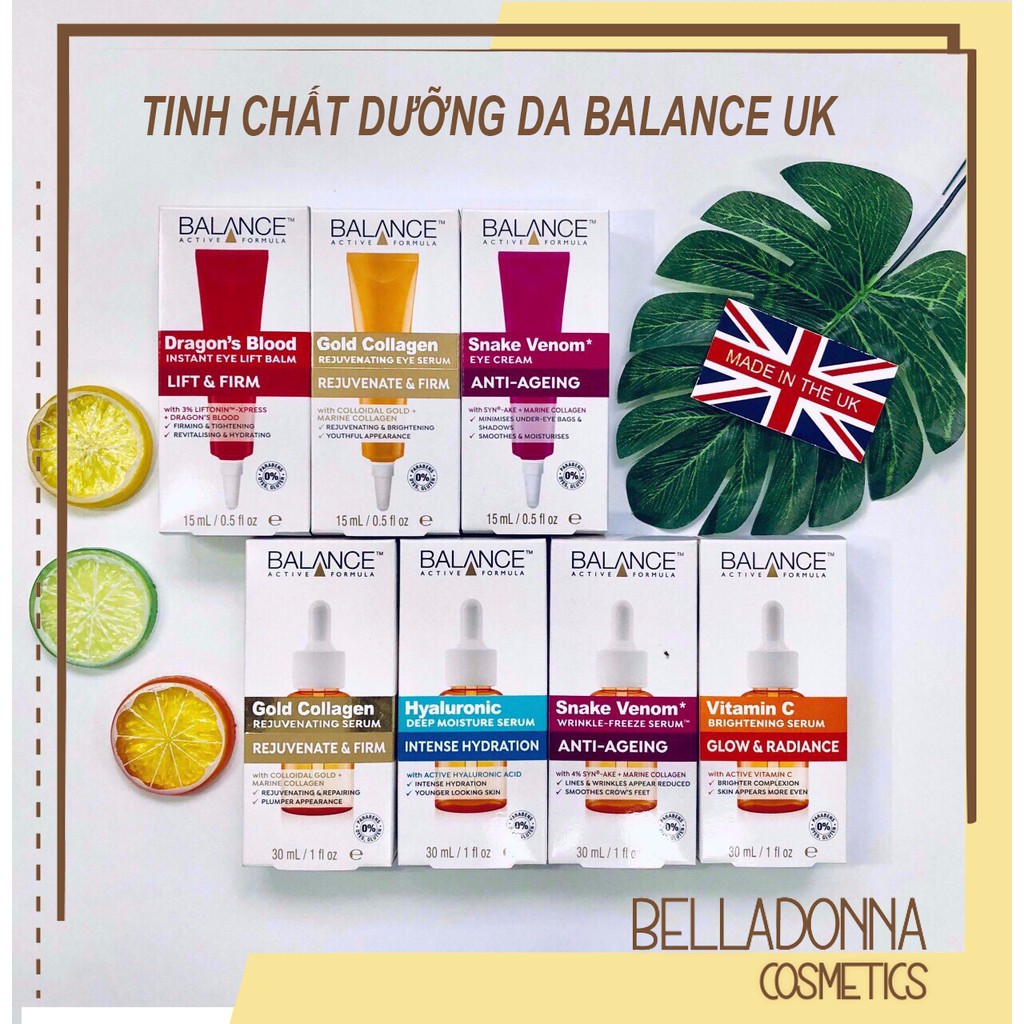 [CHÍNH HÃNG] Tinh Chất Dưỡng Da Balance Active Formula Serum 30ml