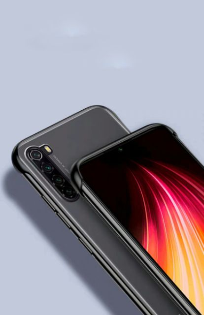 Ốp lưng Xiaomi Redmi Note 8 trong mờ nhám siêu mỏng không bo cạnh