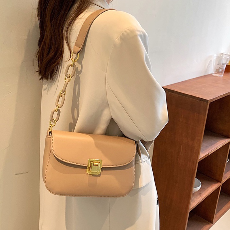 IELGY Túi Đeo Chéo Hình Vuông Nhỏ Đơn Giản Dễ Phối Đồ Có Thể Điều Chỉnh Cho Nữ