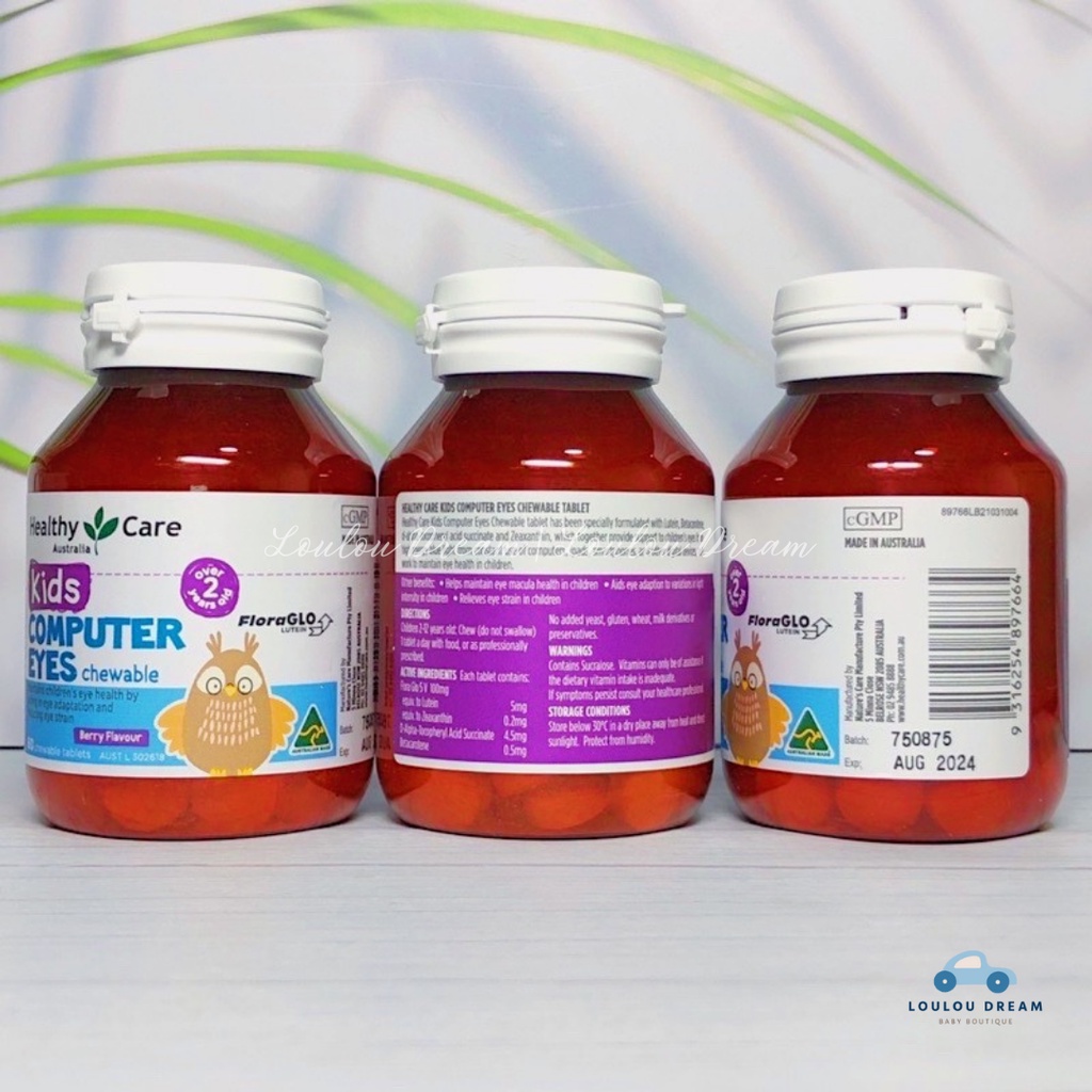 Viên bổ mắt cho bé Healthy Care Kids Computer Eyes