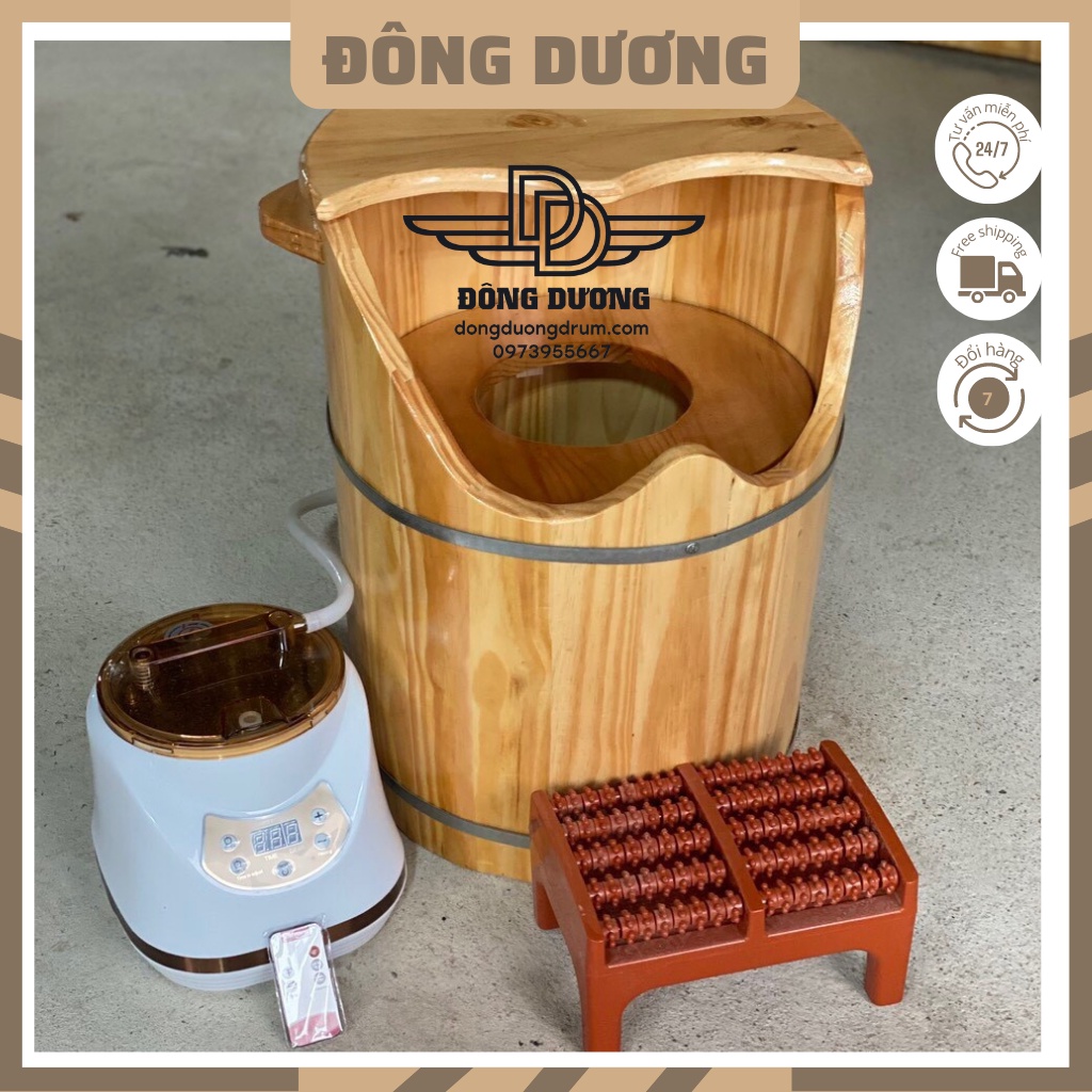 thùng gỗ xông chân, thùng gỗ xông phụ khoa, thùng gỗ xông vùng kín