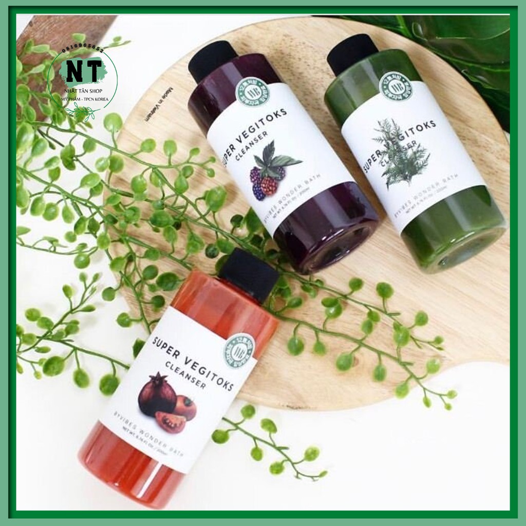 Sữa rửa mặt Super Vegitoks Cleanser - Sữa rửa mặt thiên nhiên, thải độc, dưỡng da | BigBuy360 - bigbuy360.vn