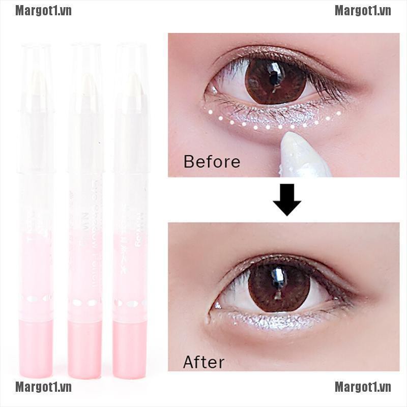 [Margot] Beauty Multipurpose Pearl Eye Shadow Eyeliner Pencil Pen Make Up Cosmetic White [VN]