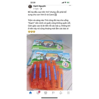 Canxi hữu cơ Go Taller Cầu Bình An Hộp 20 ống