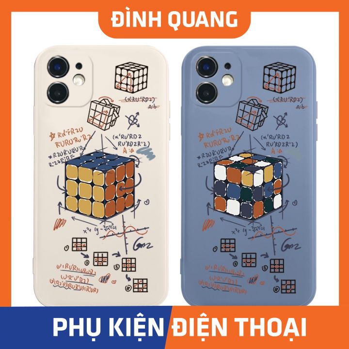 Ốp Lưng Iphone Vuông Khối Rubik 6/6plus/6s/6splus/7/7plus/8/8plus/x/xr/xs/11/12/pro/max/plus/promax - ĐQ Store