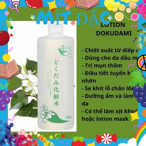 Nước Hoa Hồng Diếp Cá Tía Tô Giảm Mụn Dokudami 500ml Nhật Bản NORI | BigBuy360 - bigbuy360.vn