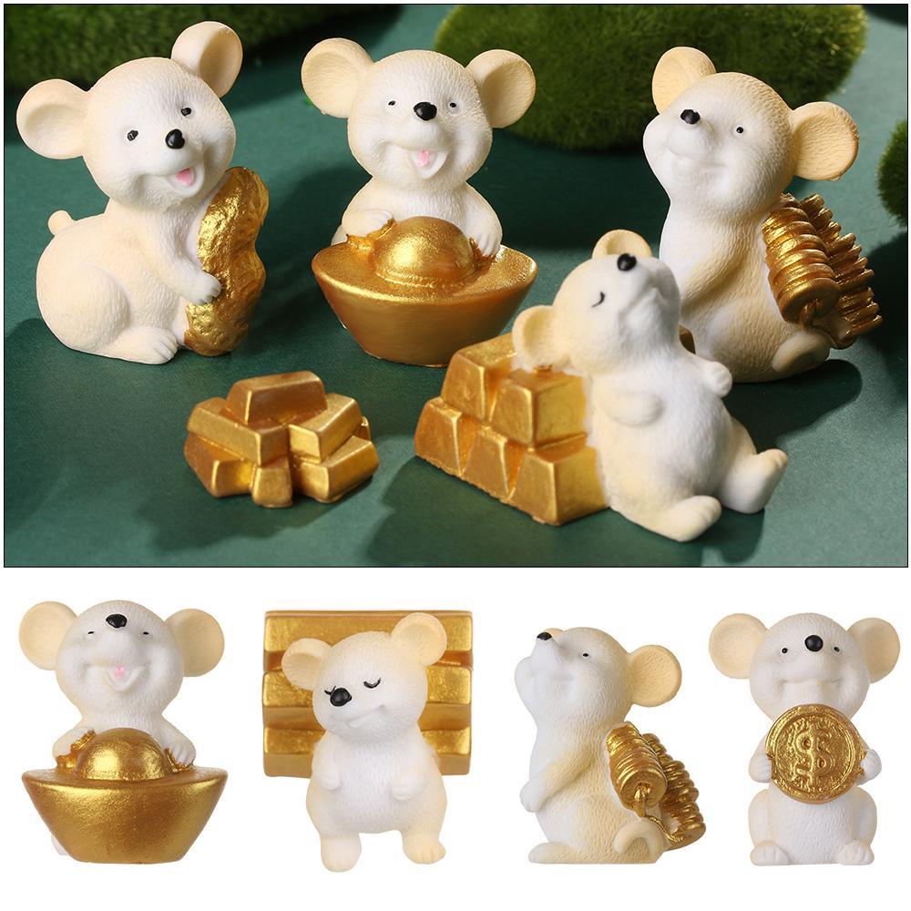 Mô Hình Chú Chuột Hoạt Hình Trang Trí Sân Vườn