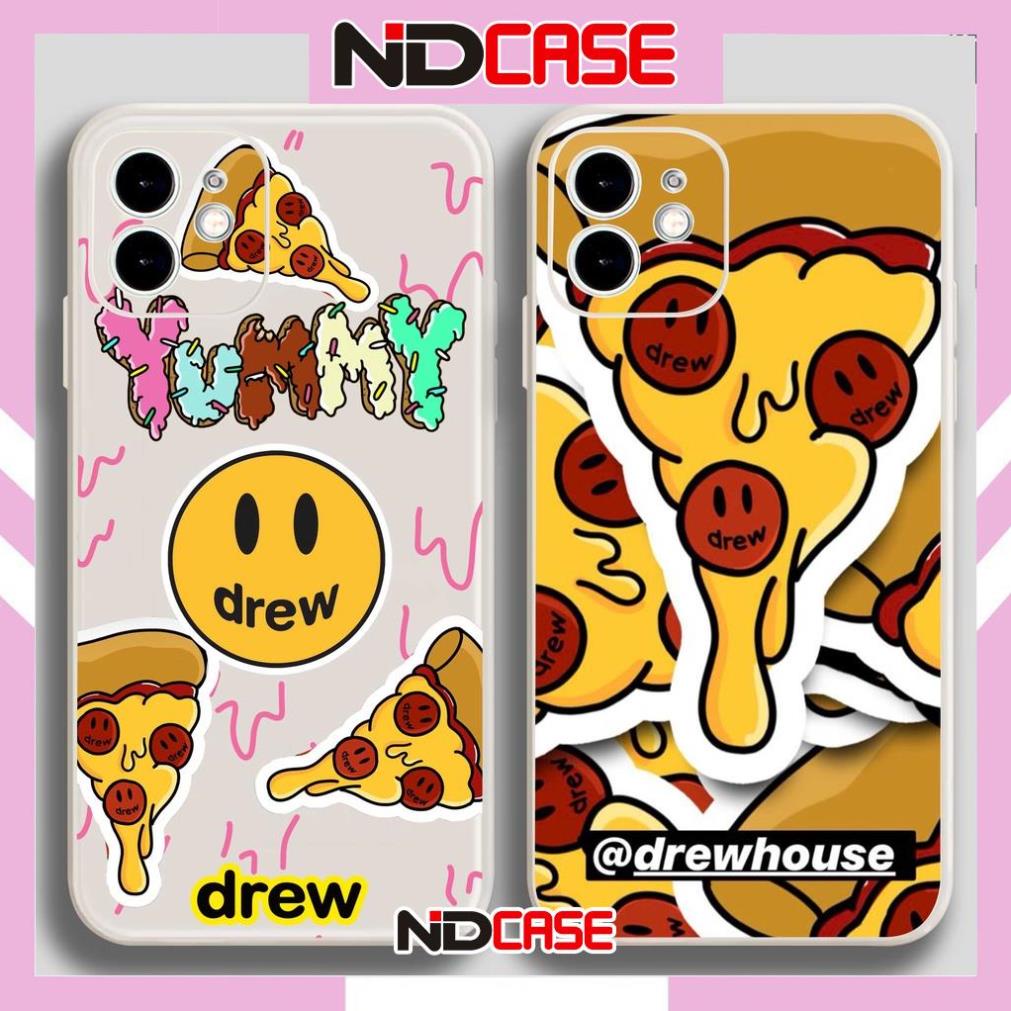 Ốp lưng iPhone Drew cạnh viền vuông silicon mềm dẻo cho iphone 6/6s/7/8/X/XS/XR/11/12/13 Pro Plus Max cute dễ thương đẹp