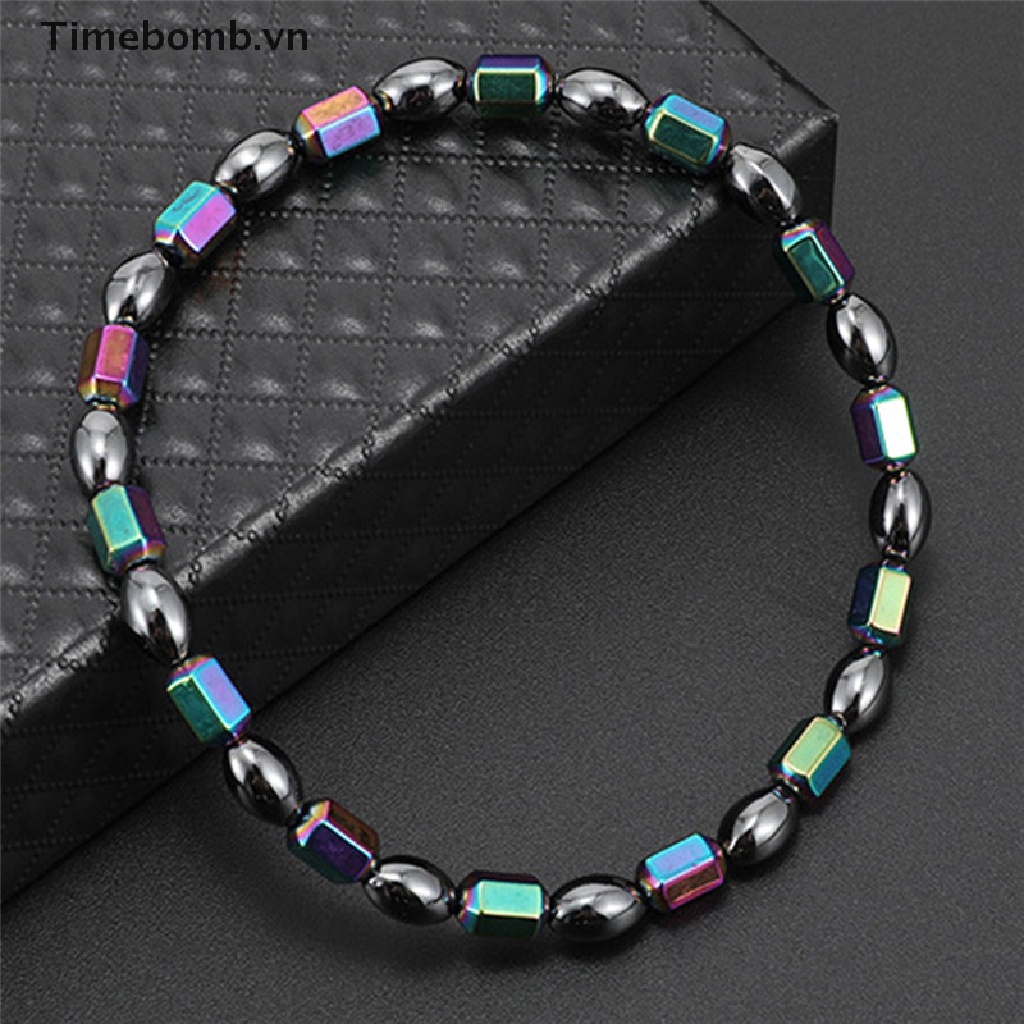 Lắc chân chuỗi hạt đá hematite hỗ trợ giảm cân chăm sóc sức khỏe