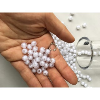 Hạt cườm 200g (trắng, đỏ, vàng)