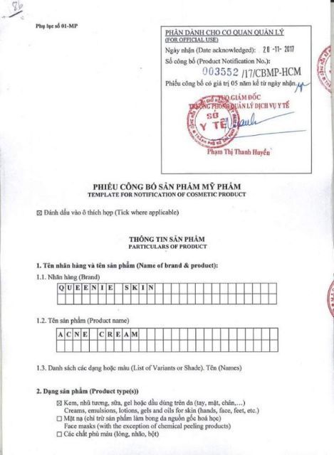 KEM FACE MỤN , LÀM SÁNG DA QUEENIE SKIN | BigBuy360 - bigbuy360.vn