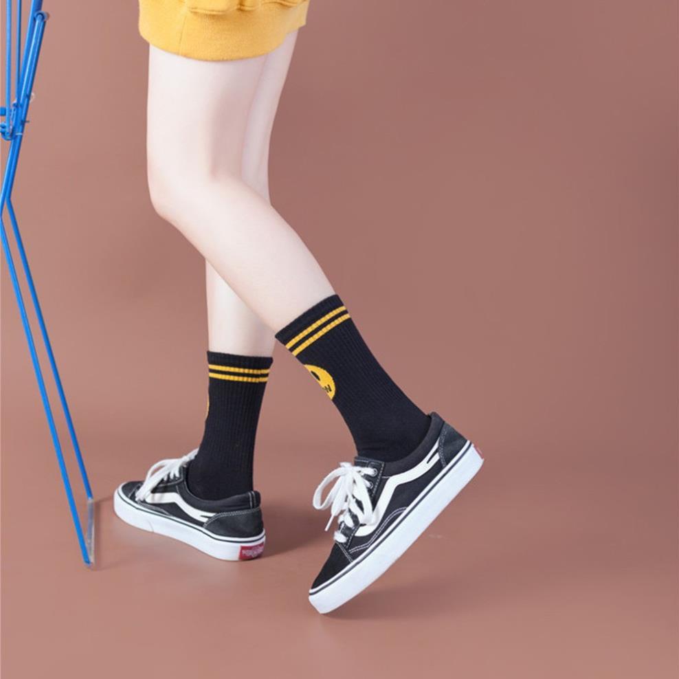 FREE SHIP=> Tất - Vớ DREW House Mặt cười cổ cao chất liệu Cotton, hàng cao cấp, thời trang, nam nữ,Nike,Champion, Adidas