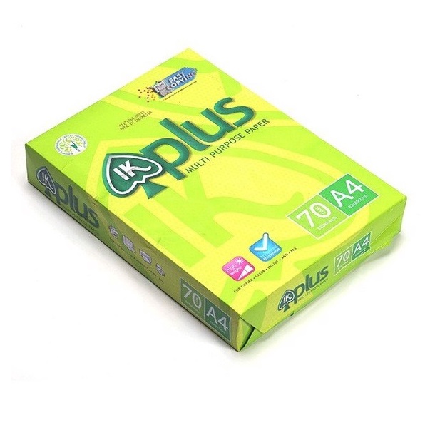 Giấy in IK Plus định lượng 70gsm khổ A4/A5 - 500 tờ/ream