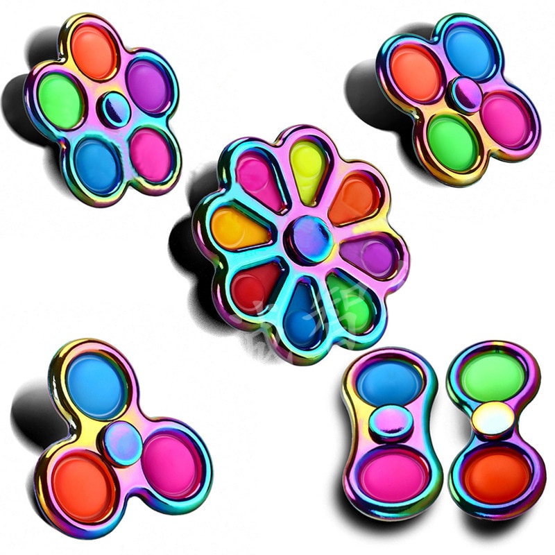 Con Quay Đồ Chơi Spinner Nhiều Màu Giúp Giảm Stress
