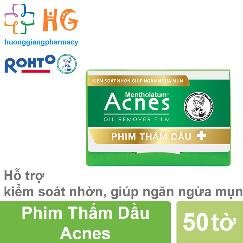 Phim Thấm Dầu Acnes ( Hộp 50 Tờ)