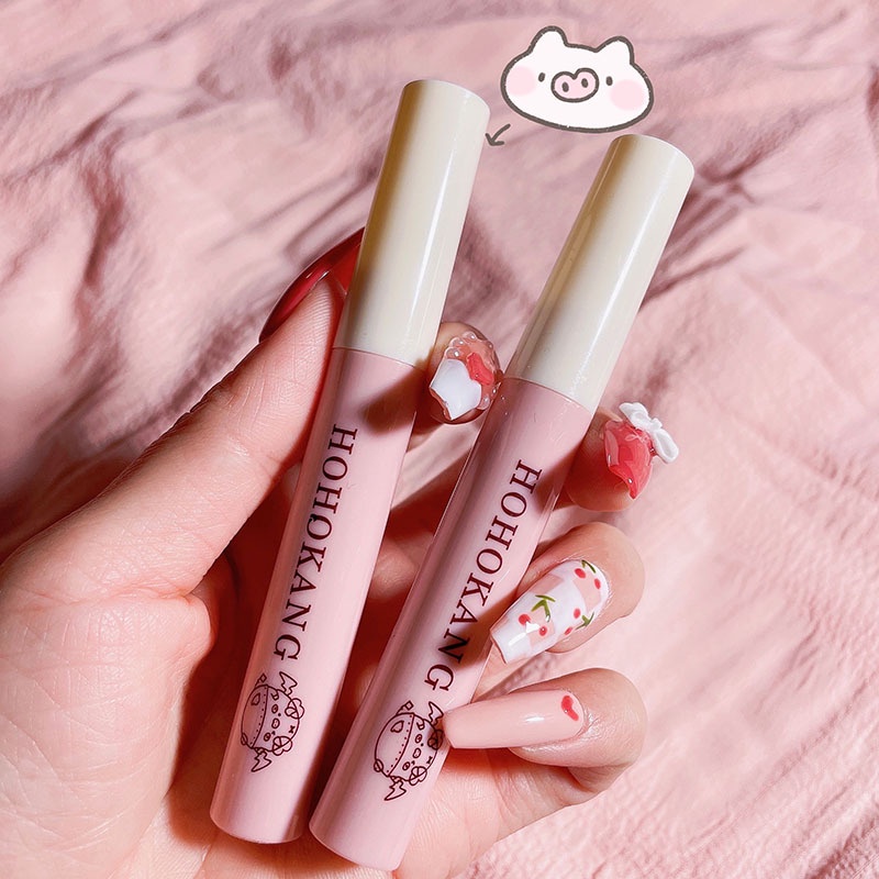 Son Môi Nhung Lì Kháng Nước Thiết Kế Vỏ Hình Chú Heo Dễ Thương