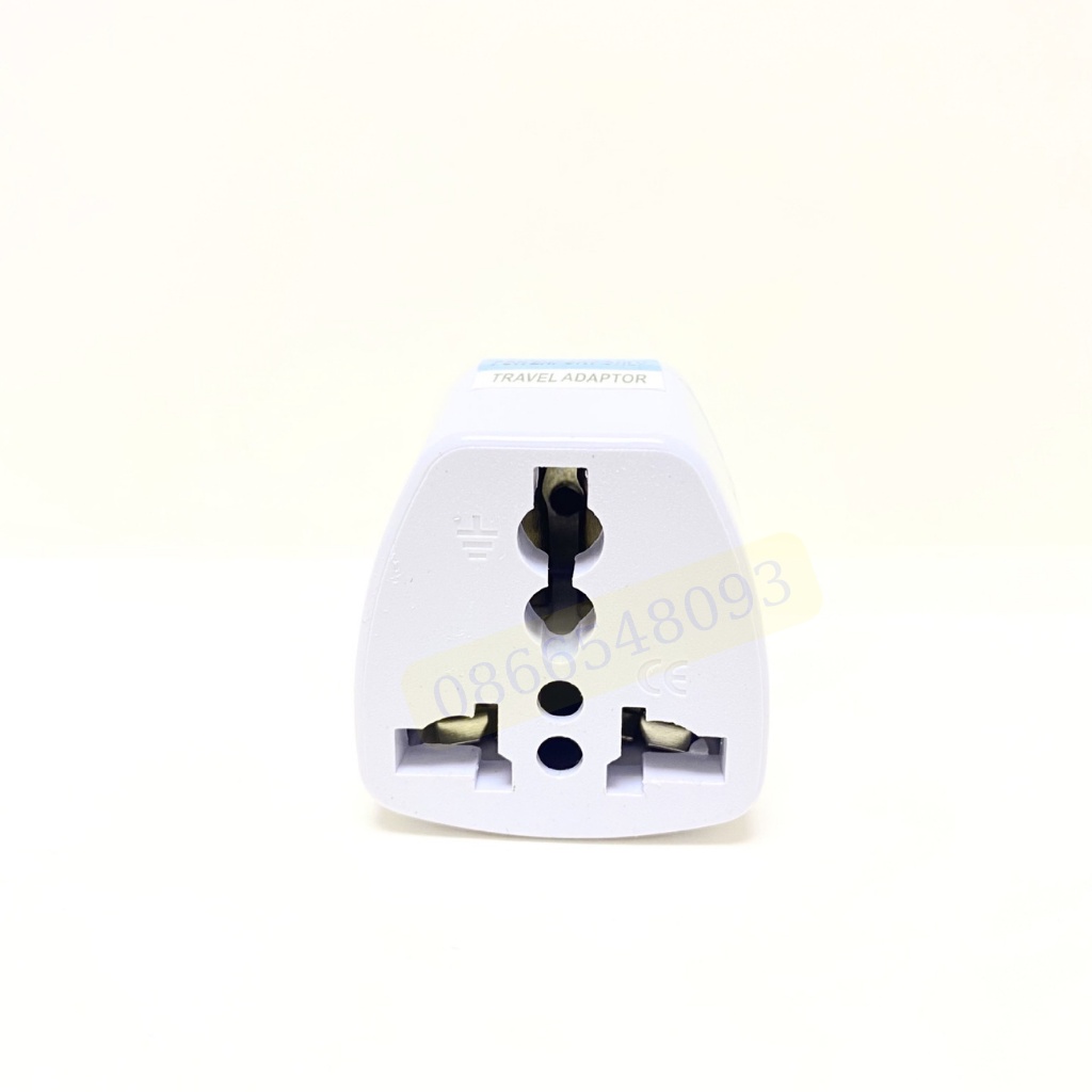 Đầu chuyển đổi phích cắm điện 3 chấu sang 2 chấu loại chân dẹt