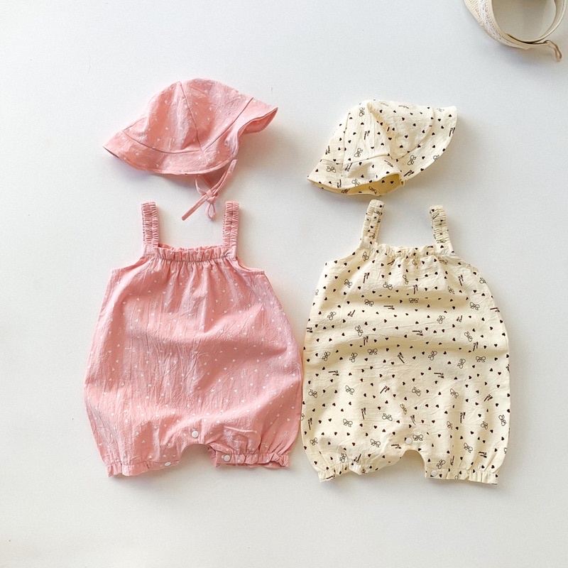 Jump 2 dây tặng kèm mũ màu pastel xinh xắn cho bé gái - Hàng QC