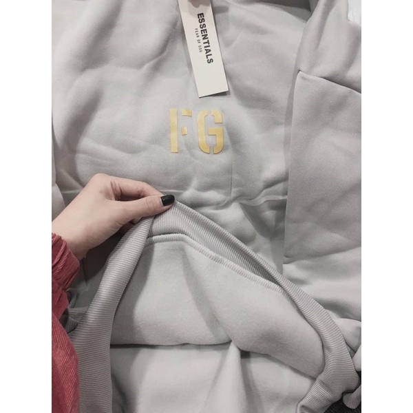 Có video thật. Áo nỉ mũ hoodie Fear of God nỉ bông tag nhựa | BigBuy360 - bigbuy360.vn