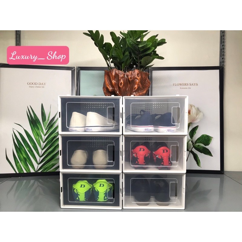 Tủ đựng giày dép lắp nhựa đa năng size lớn-Tặng kèm hút ấm