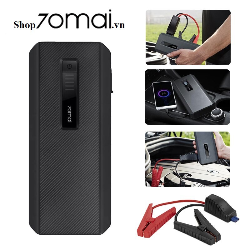 Bộ kích điện bình ắc quy xe ô tô tích hợp pin dự phòng 70mai Midrive PS06 và 70mai Midrive PS01 Xiaomi- Minh Tín Shop