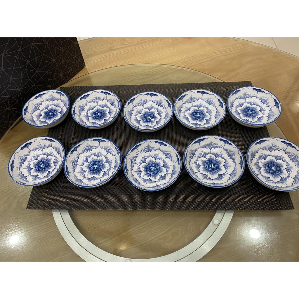 Combo 10 Chén Chè Bằng Gốm Sứ Cổ Bát Tràng Cao Cấp