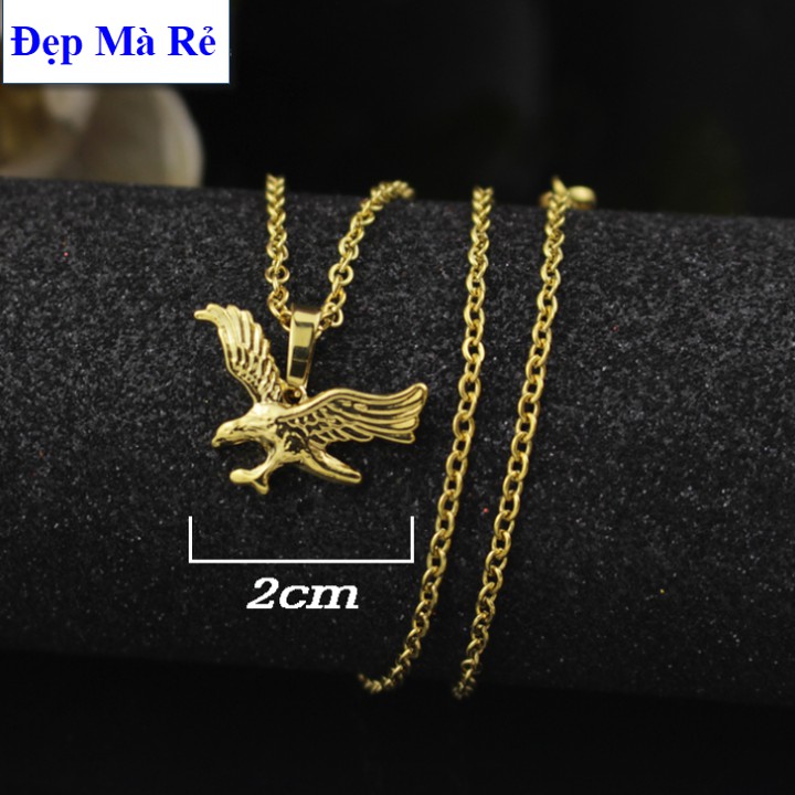 Dây chuyền bé trai Titan mặt chim đại bàng cực chất - An toàn cho trẻ - Cam kết 1 đổi 1 nếu hoen , gỉ sét