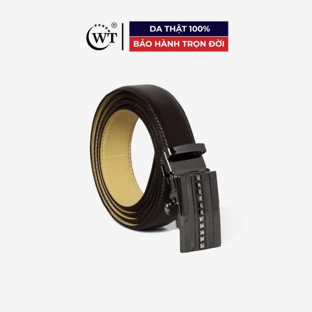 Thắt Lưng Nam Da Bò Cao Cấp Màu Nâu, Màu Đen, Bản 2.8cm - WT Leather 1427.1, 1427.2