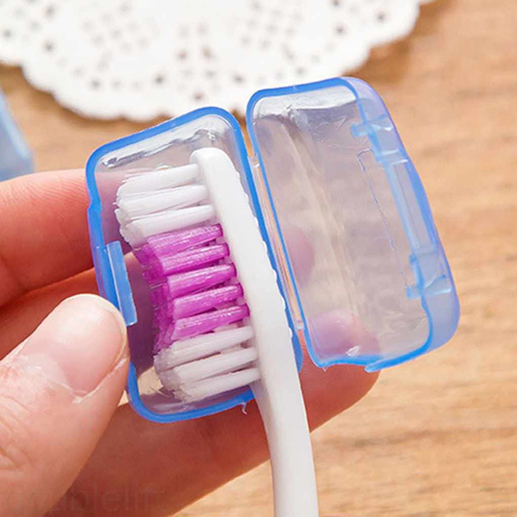Set 5 nắp đậy bảo vệ đầu bàn chải đánh răng tiện lợi