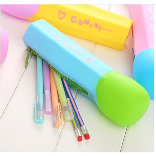 Túi đựng bút silicon hình que diêm