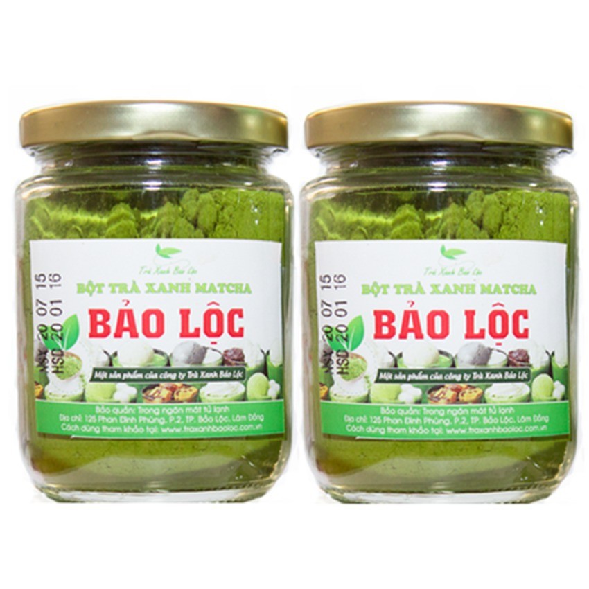 Bột Trà Xanh Matcha Bảo Lộc 50g hàng vnxk