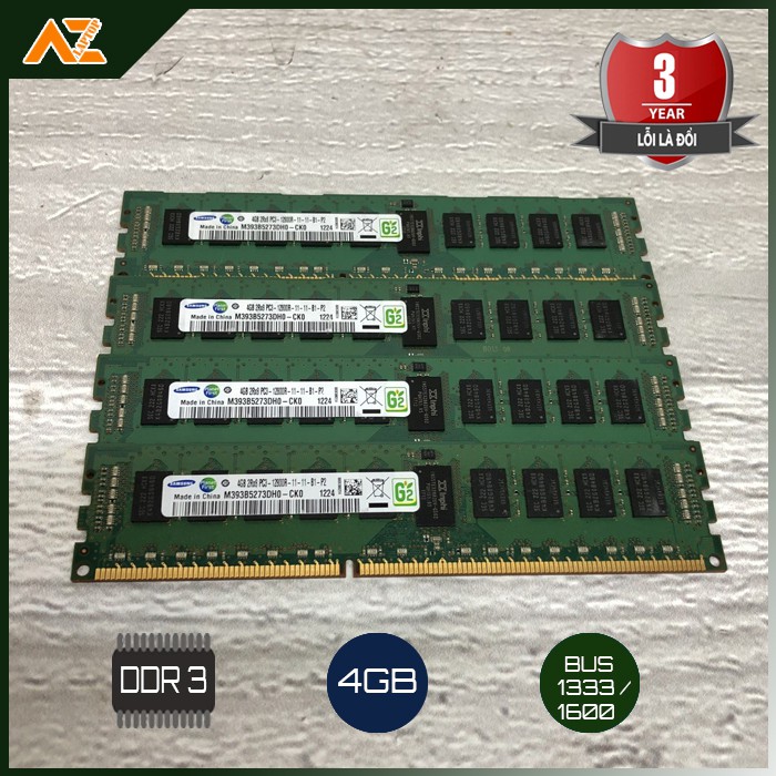 Ram Server DDR3 ECC register 4GB chính hãng