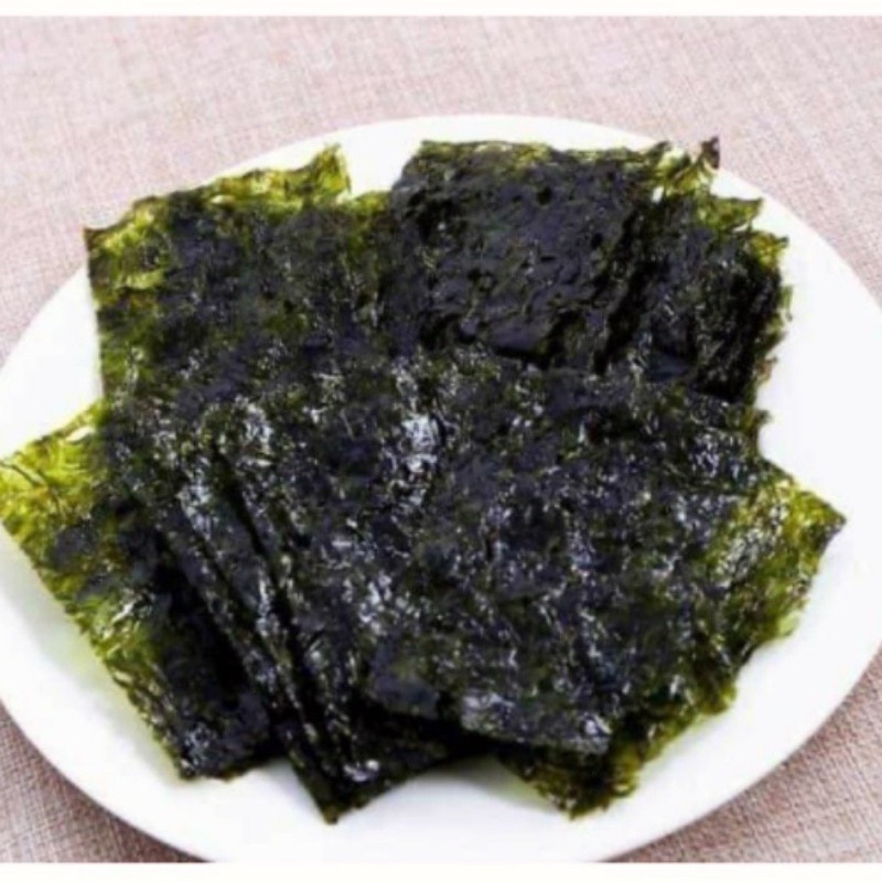 Rong biển lá kim ăn liền Hàn Quốc - Rong biển sấy khô, cuộn cơm ăn liền (5gr/gói)
