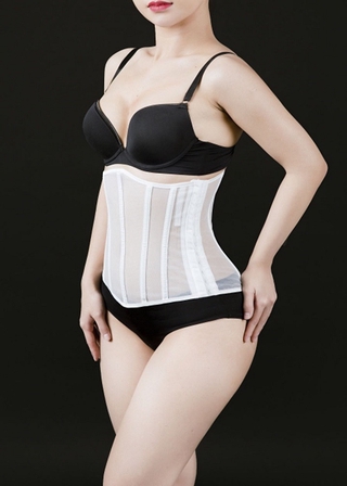 Gen nịt bụng Corset chuẩn - Corset lụa 25 xương