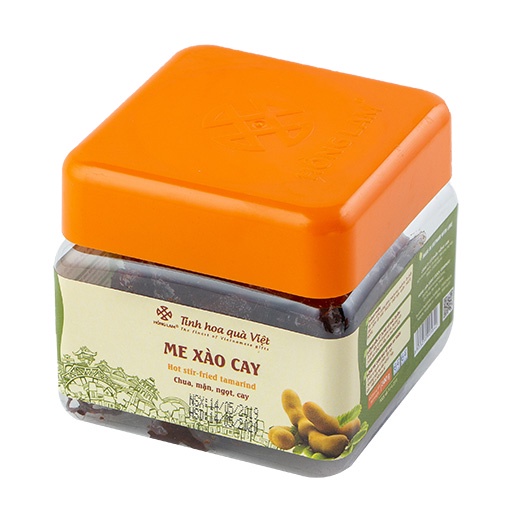 Ô Mai  Me Xào Cay Hồng Lam - Vị Chua Cay Mặn Ngọt - Hộp