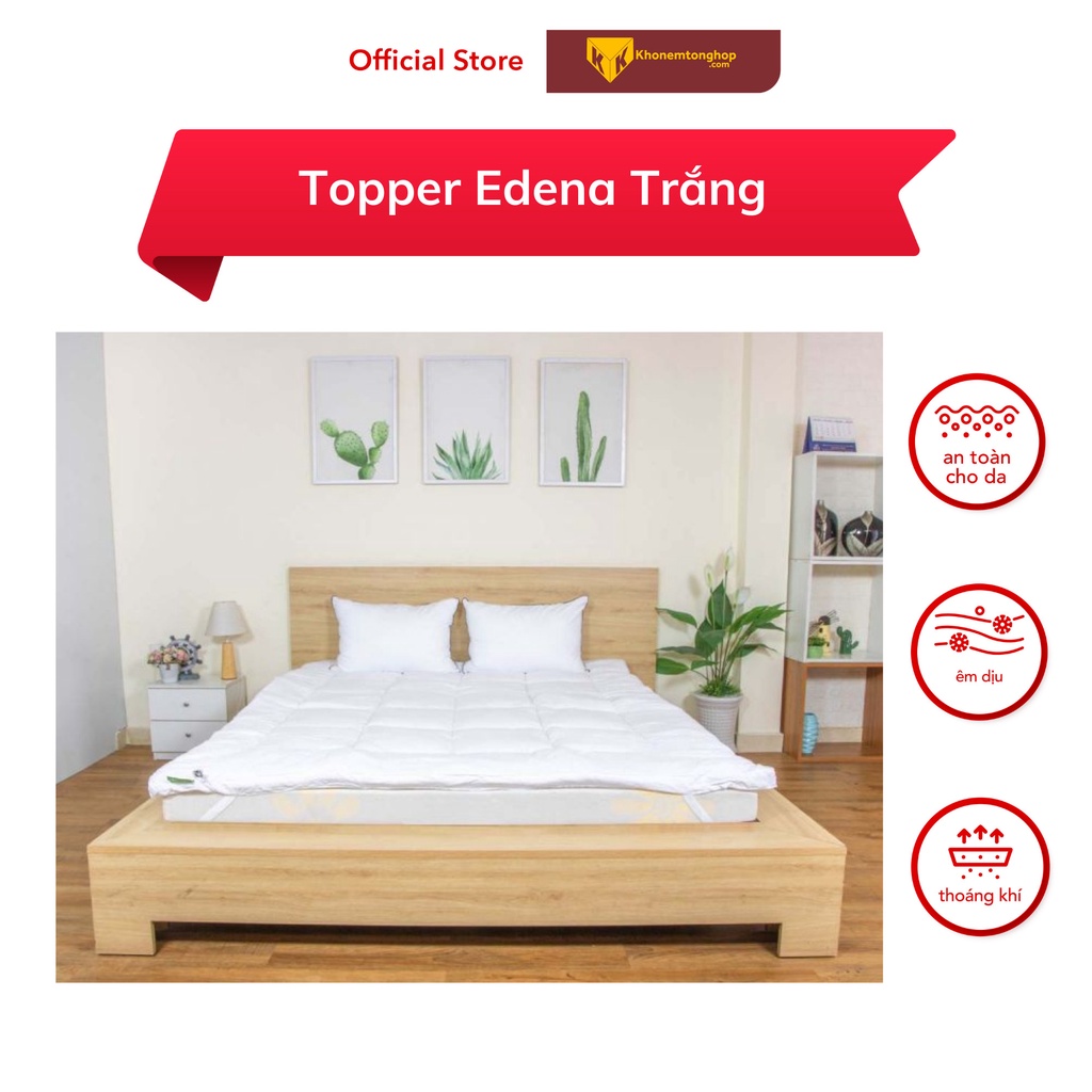 Topper Deluxe Edena trắng chính hãng