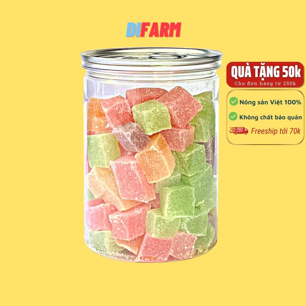 Kẹo dẻo trái cây 400gr NutiFarm đồ ăn vặt đà lạt vừa ngon vừa rẻ