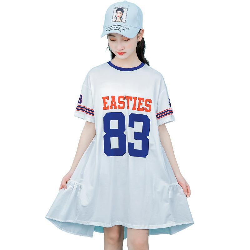 Đầm xòe phong cách thể thao bóng chày 2022 cho bé gái 15 tuổi