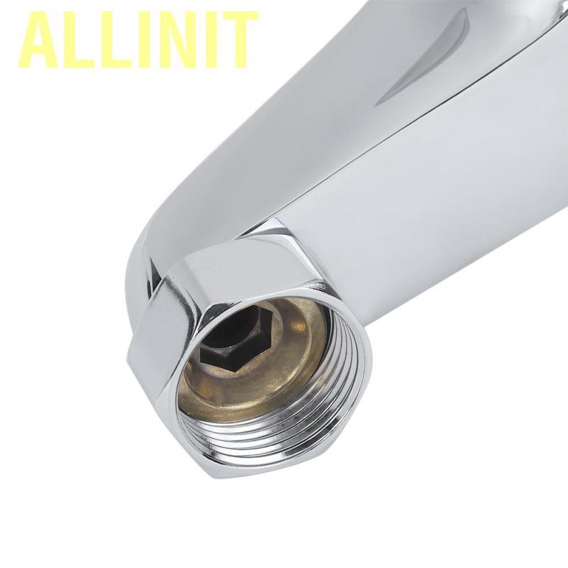 Allinit Wall Mounted Kitchen Sink Faucet Cold Water Mixer Tap Double Holes