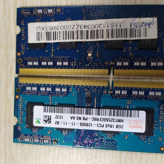 [FREESHIP] Ram Laptop 2GB/DDR3/1600 - Hàng Đã Qua Sử Dụng (THÁO MÁY) | BigBuy360 - bigbuy360.vn