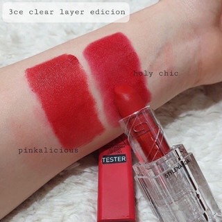 Son Lì 3CE SOFT MATTE Lapstick Clear Layer Edition